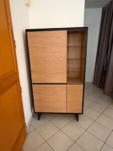 SUR MESURE VITRINE 3 PORTES ET 1 NICHE