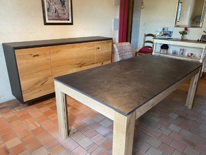 TABLE SUR MESURE FULL CERAMIQUE